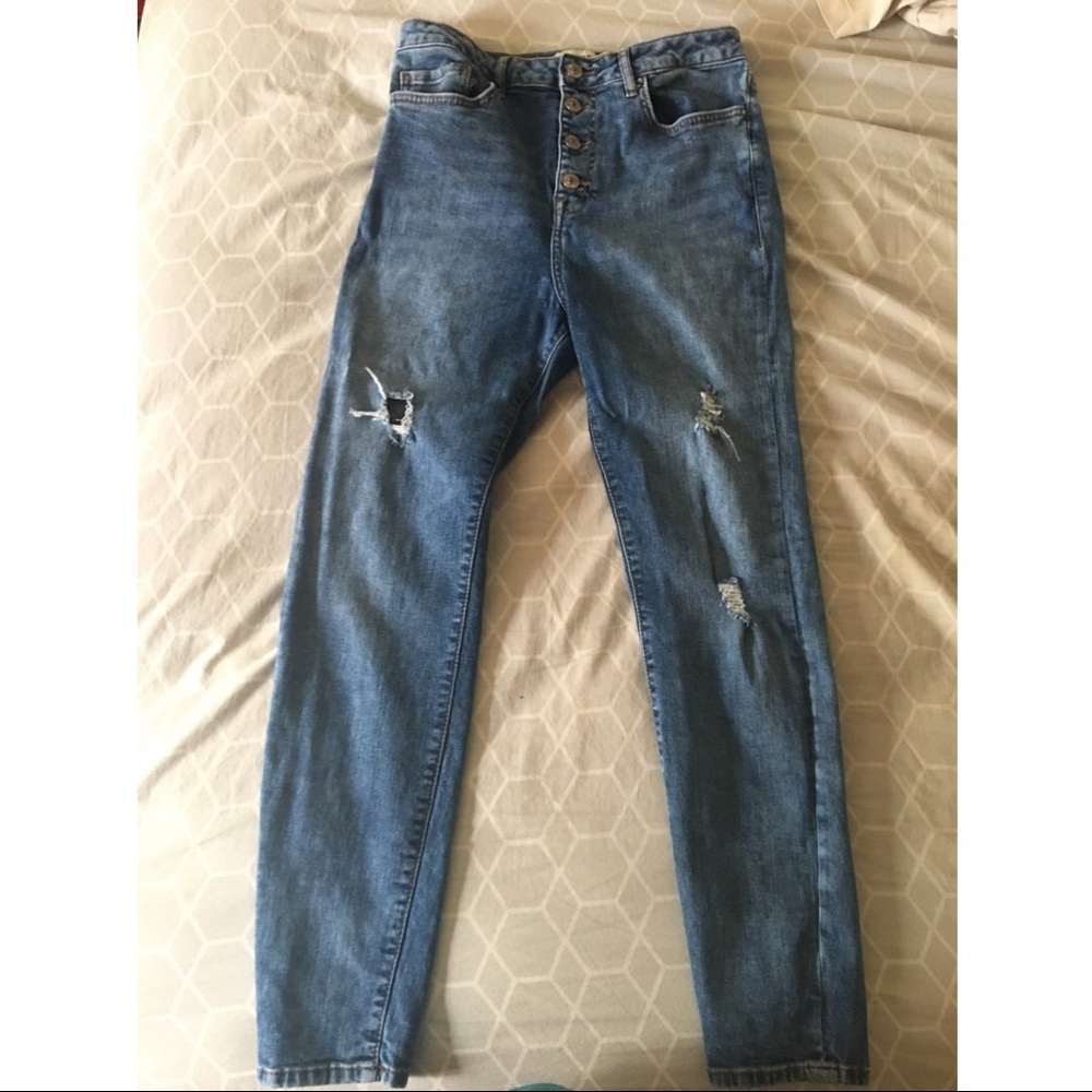 High Waisted Skinny Jeans